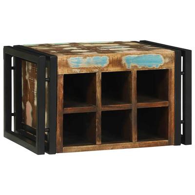 Wine Rack 2 Pcs 46 X 35 X 27.5 Cm Solid Upcycled Wood
