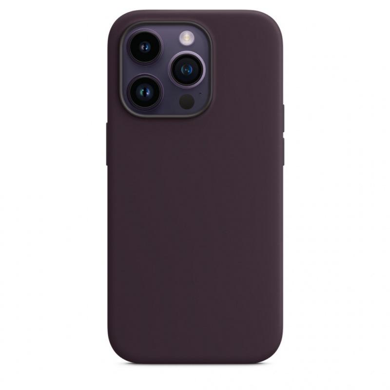 Magnetic Liquid Silicone Case for Apple iPhone 14 Pro Max with Magsafe and Animation Design
