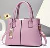 2024 Spring Women's Large Capacity Shoulder Crossbody Bag with Iron Pendant