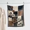 Autumn and winter new double-sided color oil painting series imitation cashmere thickened warm scarf women's air conditioner shawl