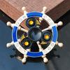 New Fidget Decompression Toy Double Layer Fingertip Gyroscope Metal Color Alloy Metal Anti-Anxiety Toy For Kids Adults Gifts