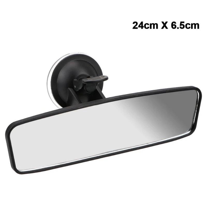 Vnitřní zpětné zrcátko 360° Rotuje Zrcátko do auta Širokoúhlé zpětné zrcátko Nastavitelná přísavka Auto-Styling Univerzální