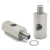1/8NPT for M10X1 with Side Hole Car Fuel Pressure Sensor Tee Adapter Feed Line Gauge T Port Fitting -Male Female