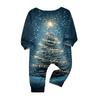 Family Matching Print Sets Pajamas Loungewear Outfits Family Matching Long Sleeve Tops+Pants Set