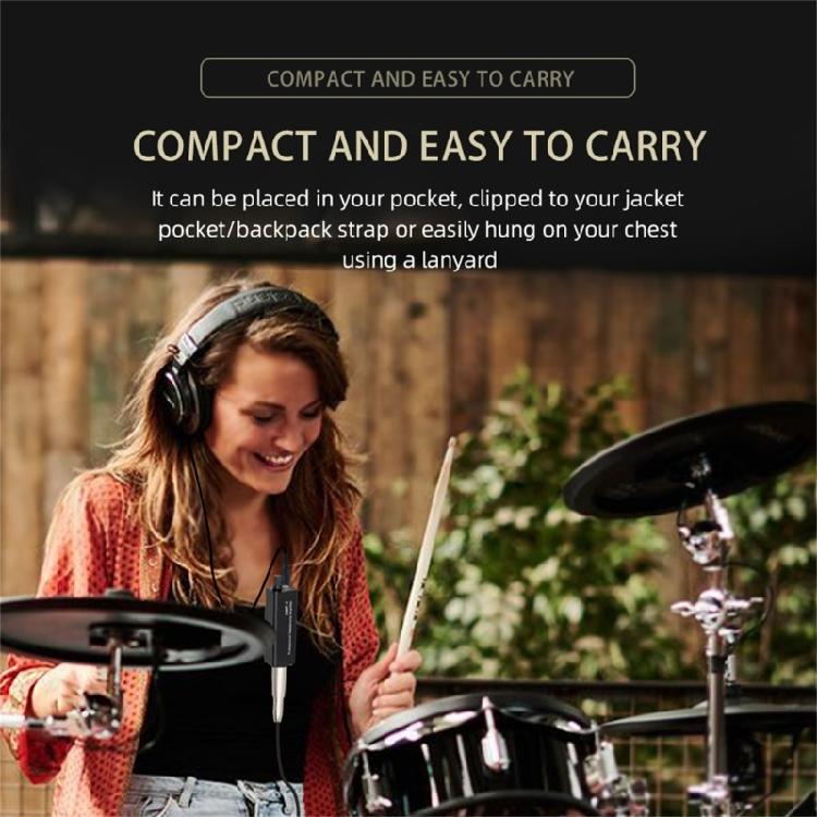 Portable 3.5mm Headphone Amplifier for Microphone Speakers Studio Grade Sound