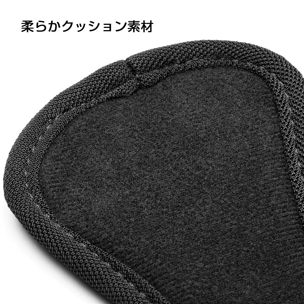 DAD GARSON Leather Shift Knob Cover Quilted Universal Type for AT Vehicles D.A.D [White]