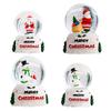 Christmas Glowing Crystal Ball English Glass Ball Desktop Ornaments Christmas Eve Children Gift Glowing Crystal Ball Decoration