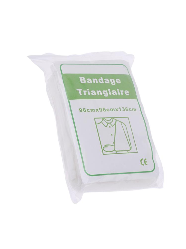 Медицинская треугольная повязка Фиксация перелома Экстренная повязка Аптечка первой помощи Марлевая треугольная повязка