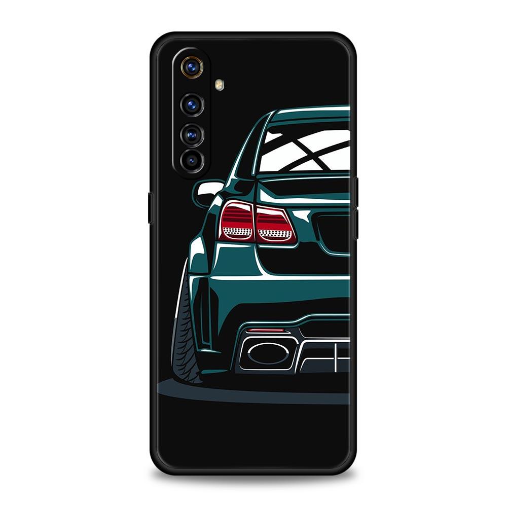 Japan JDM Sports Car For Realme GT Neo 2 3 3T Phone Case For Realme 10 9 8 5G 7 6 GT2 Pro Plus 9i 8i C21 C11 C25 C35 Soft Cover