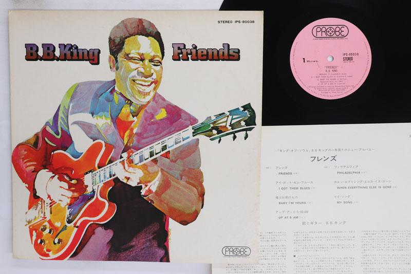 Виниловая пластинка BB KING Friends IPS80038 PROBE 1974 Япония Блюз Б/у