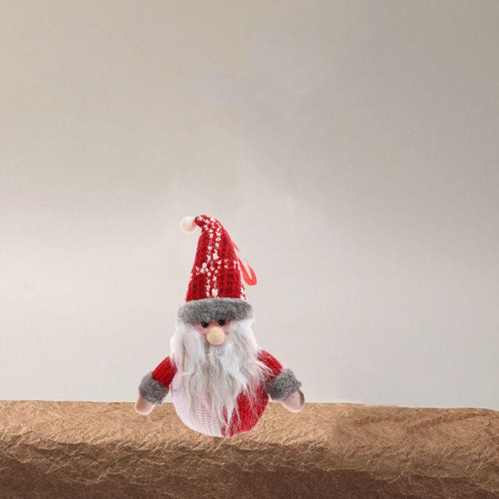 Tabletop Doll Christmas Plush Snowman Doll Realistic Christmas Doll Decorations  Party Supplies