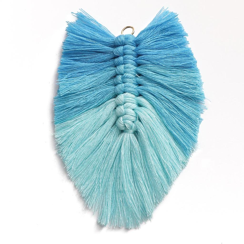 Tassel Woven Pendant Charm for DIY Bag Keychain Accessories