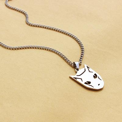 Anime JoJos Bizarre Adventure Collar Killer Queen Colgante de Acero Inoxidable Kira Yoshikage Accesorios de Joyería Cosplay