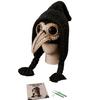 Beginner Friendly Crochet Tools Animal Hood Hat Kit, DIY Earflap Project for Weekend Cute Craft Kit Beginners, Handmade Winter Headwear Learn