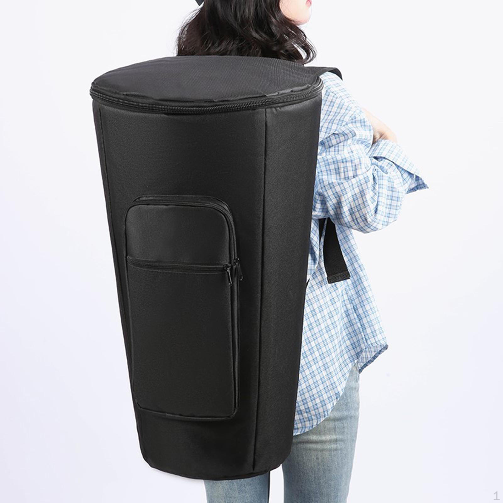 

Сумка джембе с регулируемыми плечевыми ремнями, дышащая, черного цвета, надежная защита с внутренней подкладкой 10 Inch