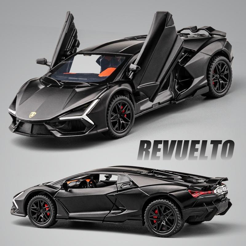 ABAC1 1:32 Revuelto Sports Car Alloy Model Diecast Metal Miniature Model Car Sound Light Children Toy Car Vehicles GIfts