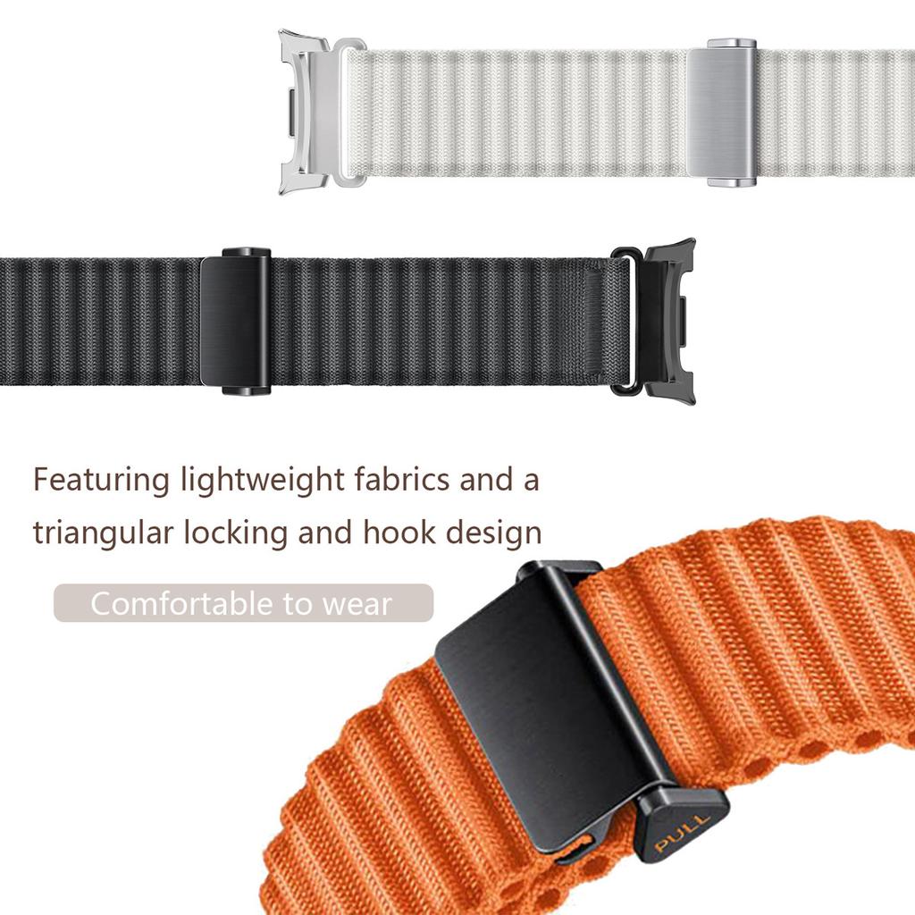 Nylonowy Pasek Pętlowy Dla Samsung Galaxy Watch 8/8 classic 46mm Sportowy Pasek Trailowy Dla Galaxy Ultra 2025 Akcesoria do Bransoletki Quick Fit