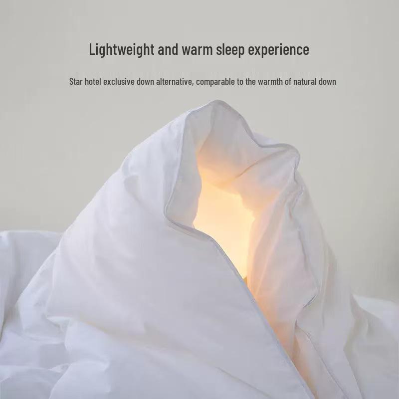 All-Season Cotton Quilt: Thick Brushed Feather Velvet Quilt for Hotels and Homestays