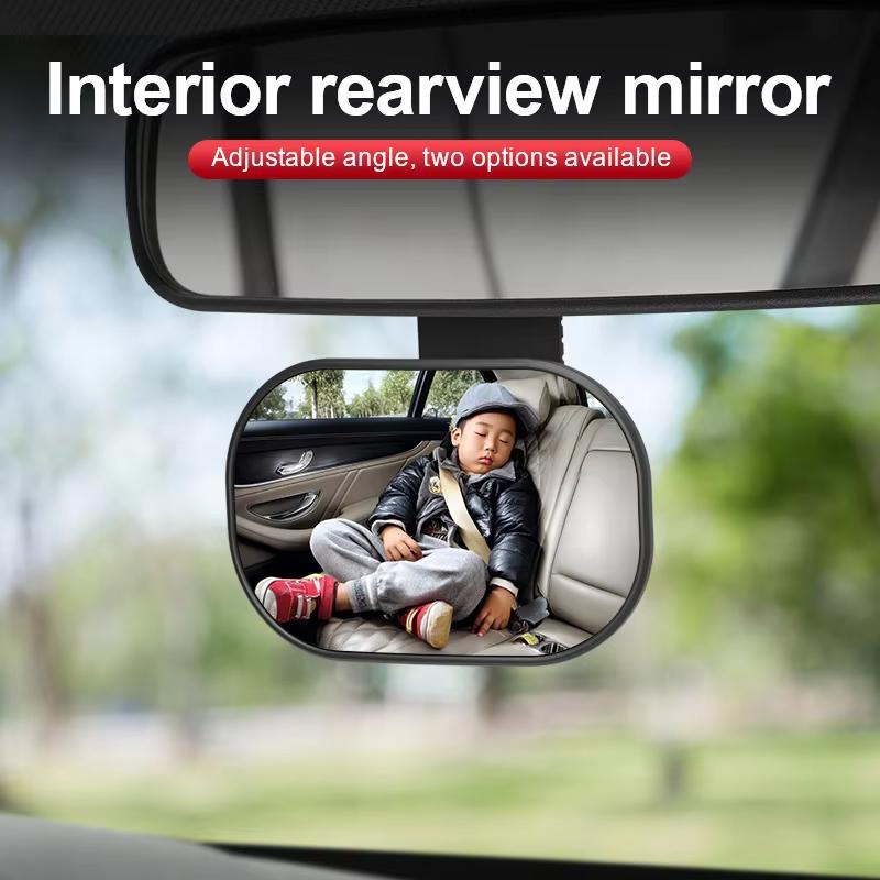 Adjustable Wide Car Rear Seat Mirror Baby/Child Seat Car Safety Mirror Monitor Clip or Paste Safety Car Baby Mirror Car Interior Interior Mirrors6