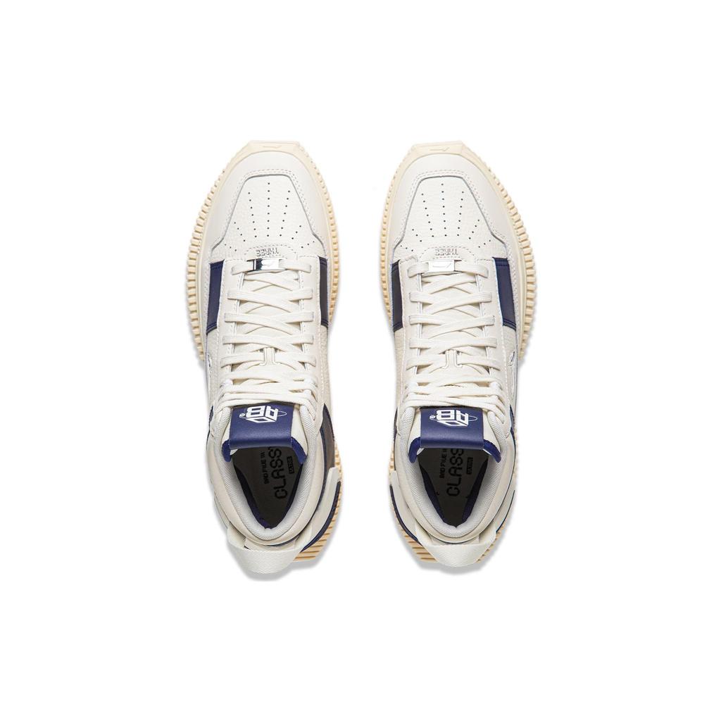 Li Ning Fan Wu 3 Ultra New School Basketball Shoes Men Sneakers White Blue ABFS011-5