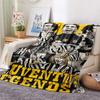 Coperta in Flanella con Stampa Juventus FC, Alta qualità, Confortevole per Tutte le Stagioni, Decorazione per la Casa, Calore e Comfort