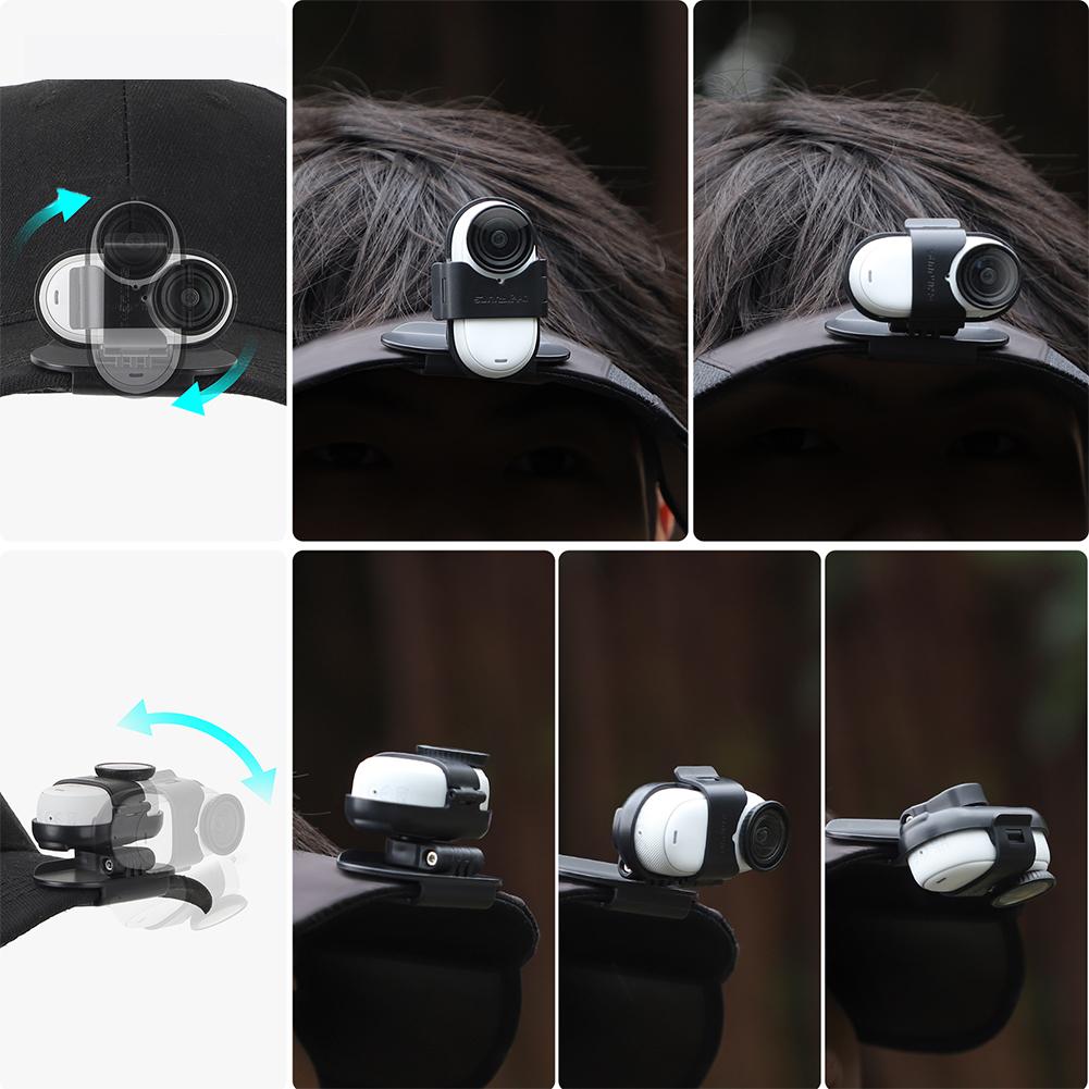 Για Insta360 Go 3S/Go 3 Κλιπ Στήριξης Ρυαλίσματος Σακιδίου Βάση Κάμερας Σπορ Κλιπ Σακιδίου Σφιγκτήρας Σταθερής Βάσης 360 Μοιρών Αξεσουάρ Κάμερας