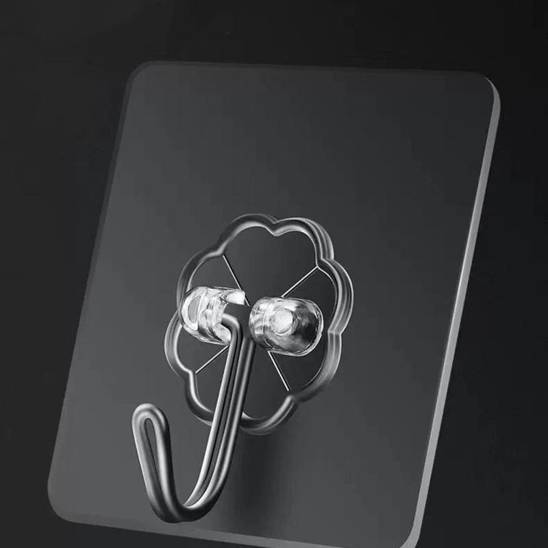 1 Stk Haken Transparent Stark Selbstklebend Tür Wandhänger Haken Saug Schwerlastregal Saugnapf Für Küche Badezimmer