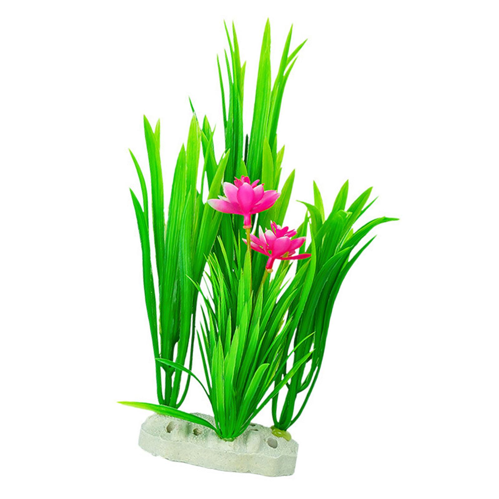 

Украшение для аквариума Реалистичное зеленое растение Искусственная тилландсия с основанием для аквариума, для дома и для декора офисного стола