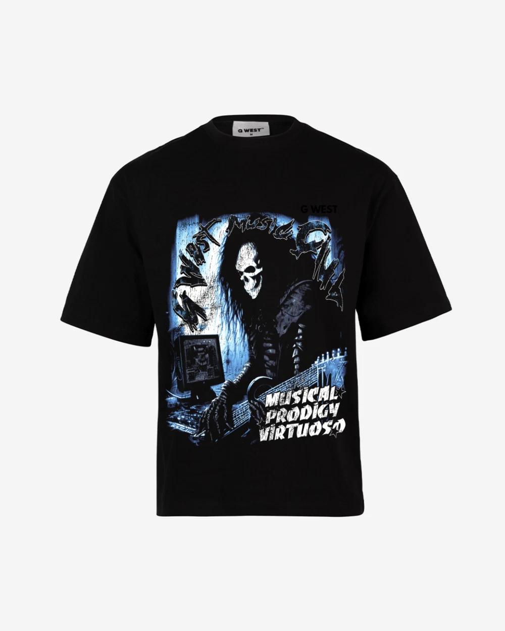 G West Musical Prodigy Virtuoso Premium Oversized Tee XL