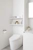 Yamazaki Jitsugyo 5324 Telescoping Shelf Board for Tension Rods S White Plate Simple Shelf Just Place It On the Tension Rods Approx.