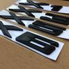 1pc ABS Matt Black Car Emblem Logo Badge Tail Trunk Sticker Accessories for X1 E84 F48 X3 F25 G01 X5 E70 F15 X6 F16 E71 G06