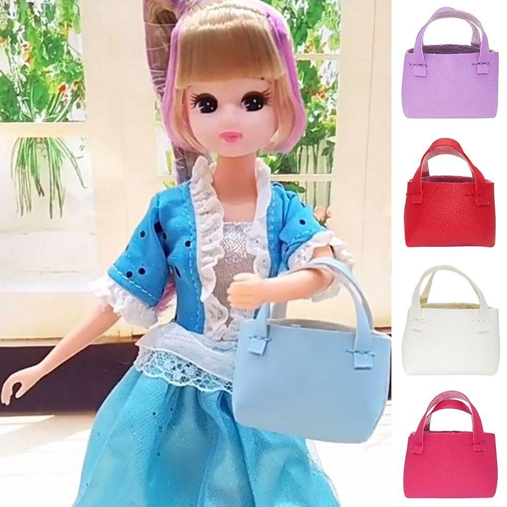 

4*5 см 1/6 аксессуары для кукол, 10 цветов, женская кожаная сумка, новая кукольная сумка, аксессуары для кукол