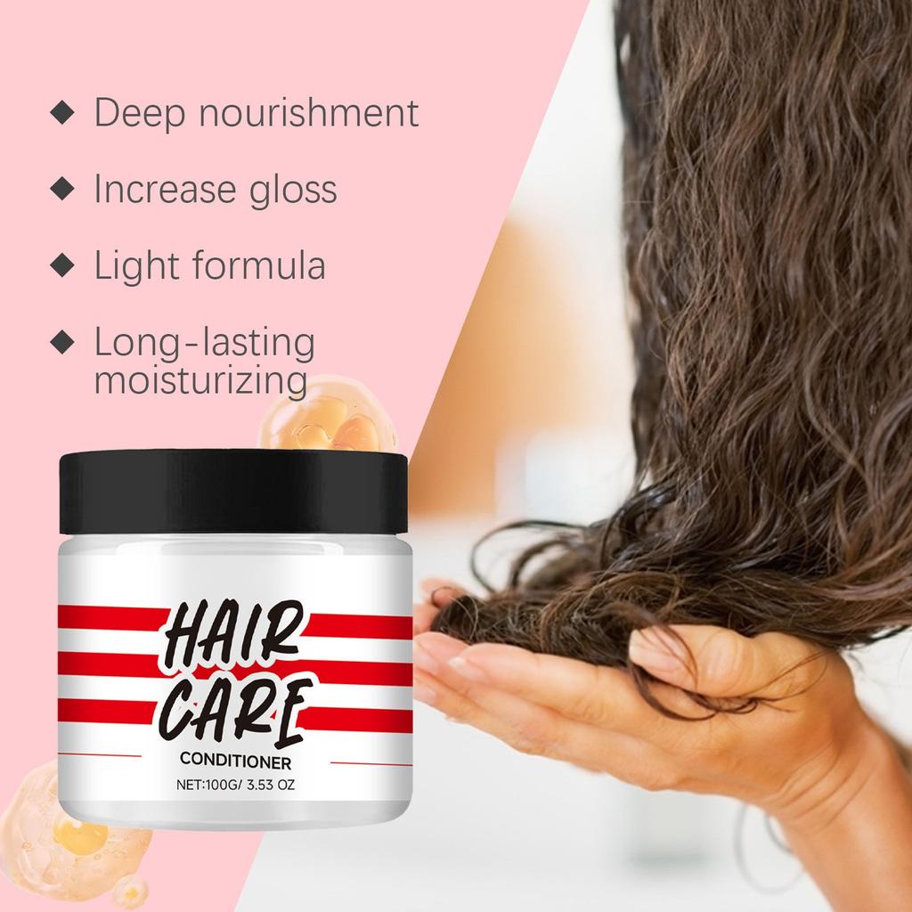 Sanfte, pflegende Haarmaske mit Spülung, nährt das Haar tiefenwirksam und sorgt für einen gesunden Glanz. Pflege für strapaziertes Haar