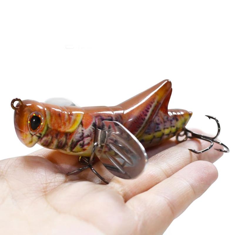 Professional 3D Eye Fishing Lures With Realistic Swimming Action Sea Fishing Tackles Artificial Crickets BaitS