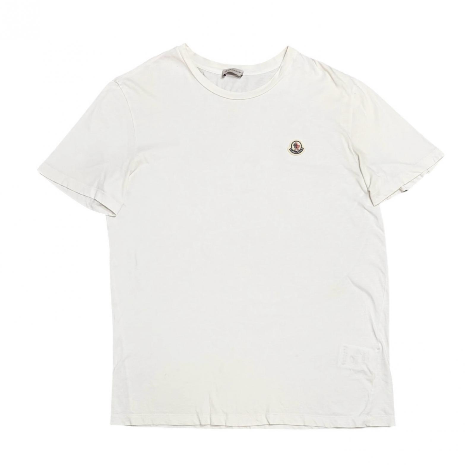 MONCLER Short-sleeved T-Shirt White Men s Size XL Model G20918C00055829H8