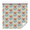 Flowers and nature wallpaper in Scandinavian style for living room and bedroom 50x1000