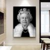 Regina Elisabeta a II-a Portret Picturi pe pânză Postere și imprimeuri Poze de artă de perete pentru sufragerie Decorare perete de acasă Cuadros