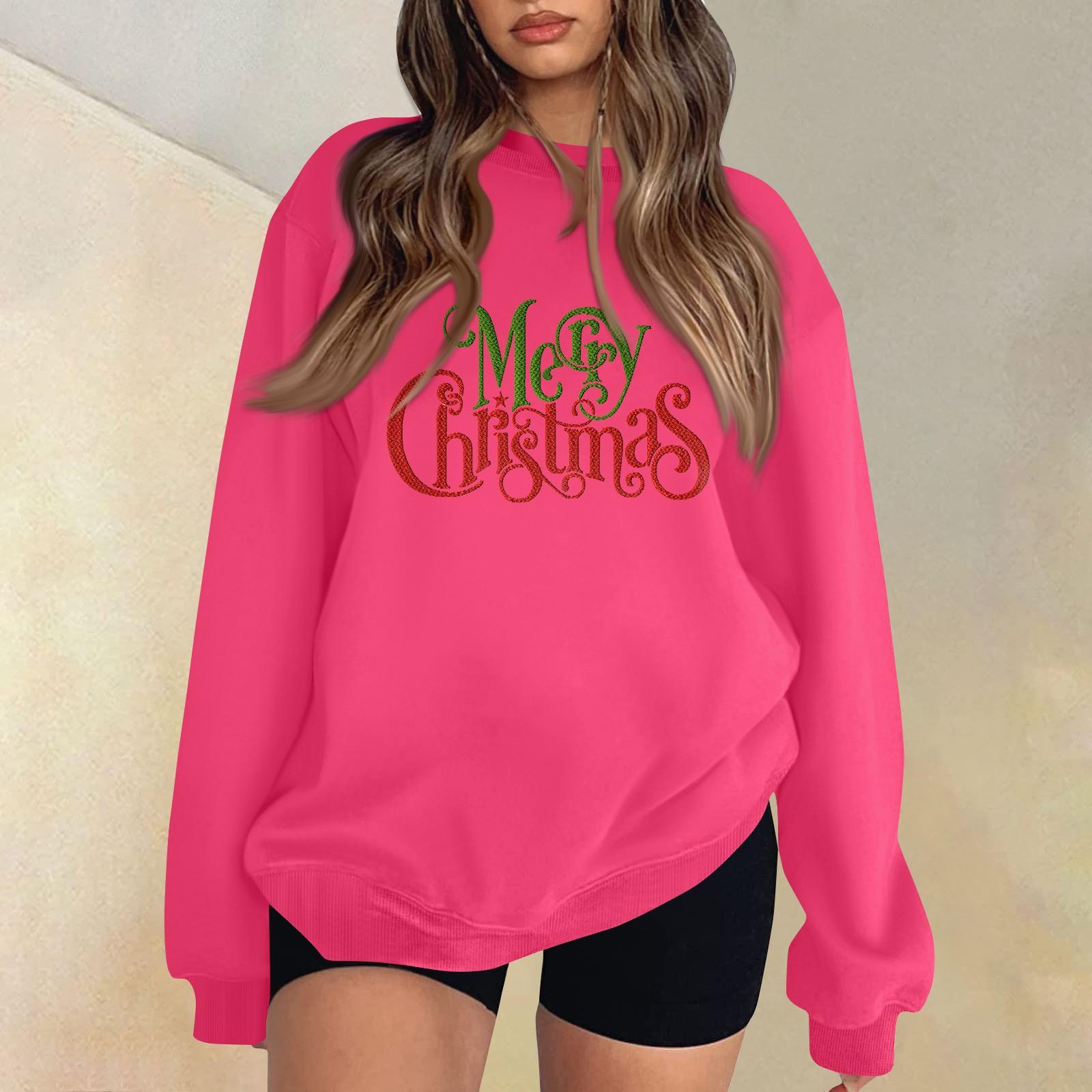 

Женские топы с круглым вырезом и принтом из хлопка, повседневная мода, длинный рукав, пуловер, топ, блузка S