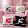 Brand C-C-Cannondaless Cushion Cover Plush Fabric Soft Double-Sided Printed Invisible Zipper Sofa Pillow Case Home Decor