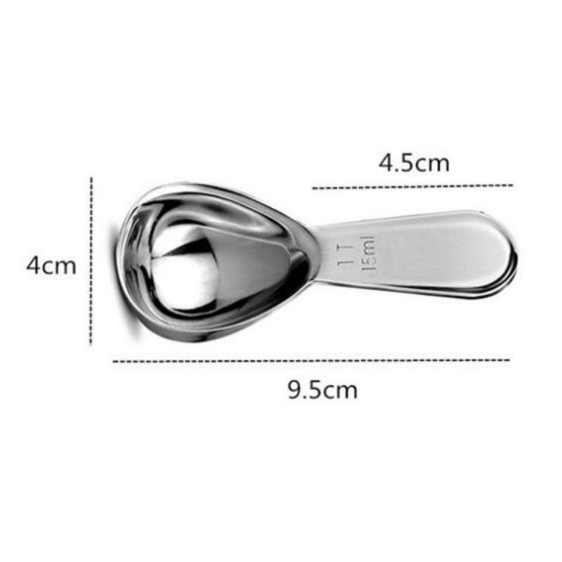 304 Stainless Steel Measuring Spoon Set: Coffee and Milk Powder Baking Tools.