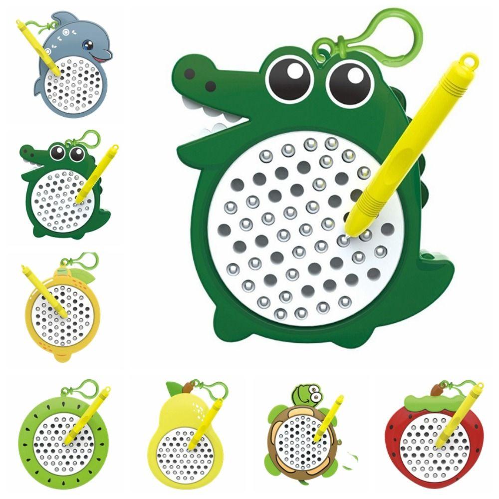 Funny Magnetic Drawing Board Keychain Hanging Decoration Drawing Board Toy Boys Girls