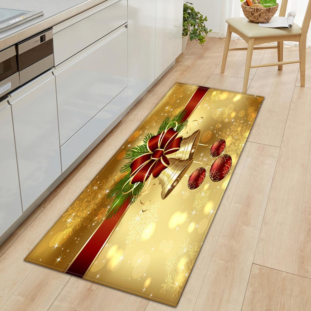 Christmas Kitchen Sand Carpet Doormat Long Floor Mat