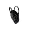 Emporio Armani Adjustable Detachable Shoulder Strap Polyurethane And Polyester Handbag Women Handbags Black Y3D269-YWJ8I-80001
