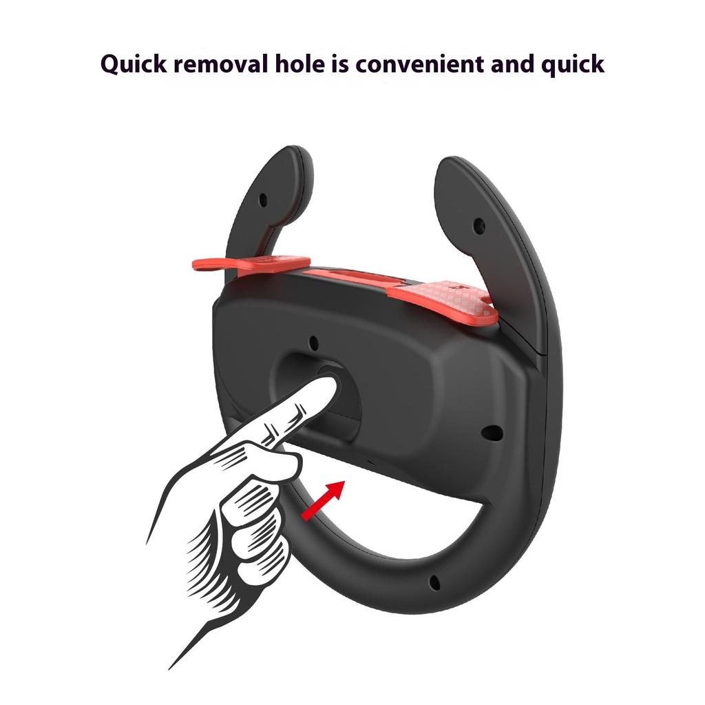 PGTECH GP-362 2Pcs For Nintendo Switch 2 Controller Racing Game Steering Wheel Left and Right Joy-Con Wheel Bracket