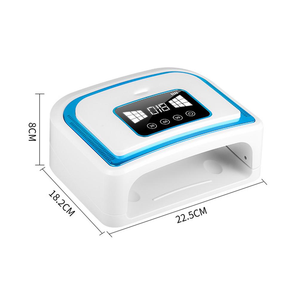 120W Rechargeable Nail Light Therapy Machine UV Baking Lamp Led Nail Polish Curing Instrument Wireless Power Storage Model