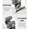 1/2pcs Wall Mounted Mop Organizer Clips Self-Adhesive Bathroom Mop Broom Hanger Holder Rack Hooks Stainless Steel Mop Clip Clamp