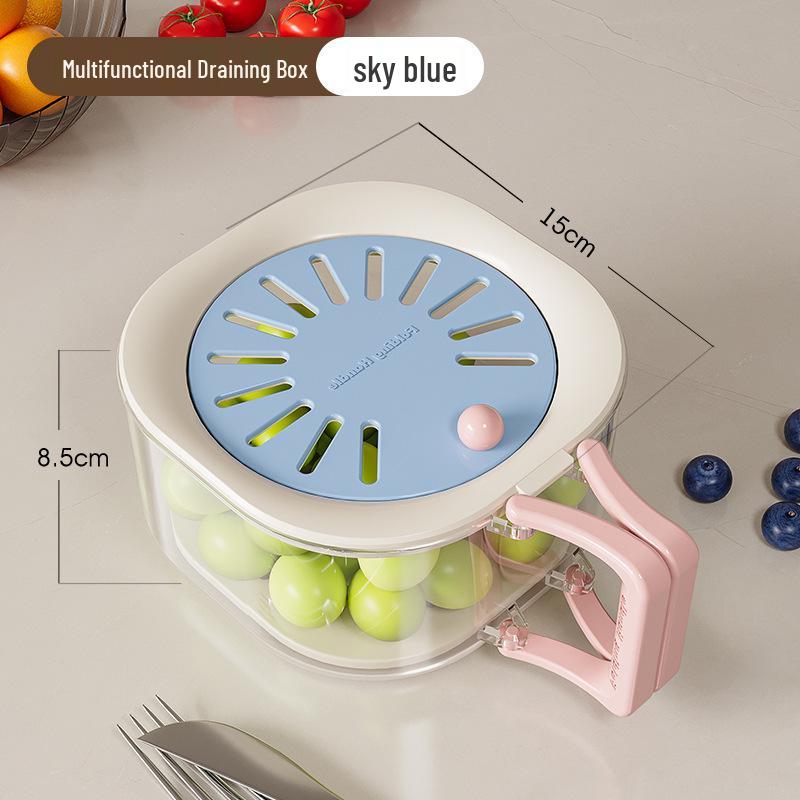 Dali Two-in-One Retractable Fruit & Vegetable Washing Basket with Lid