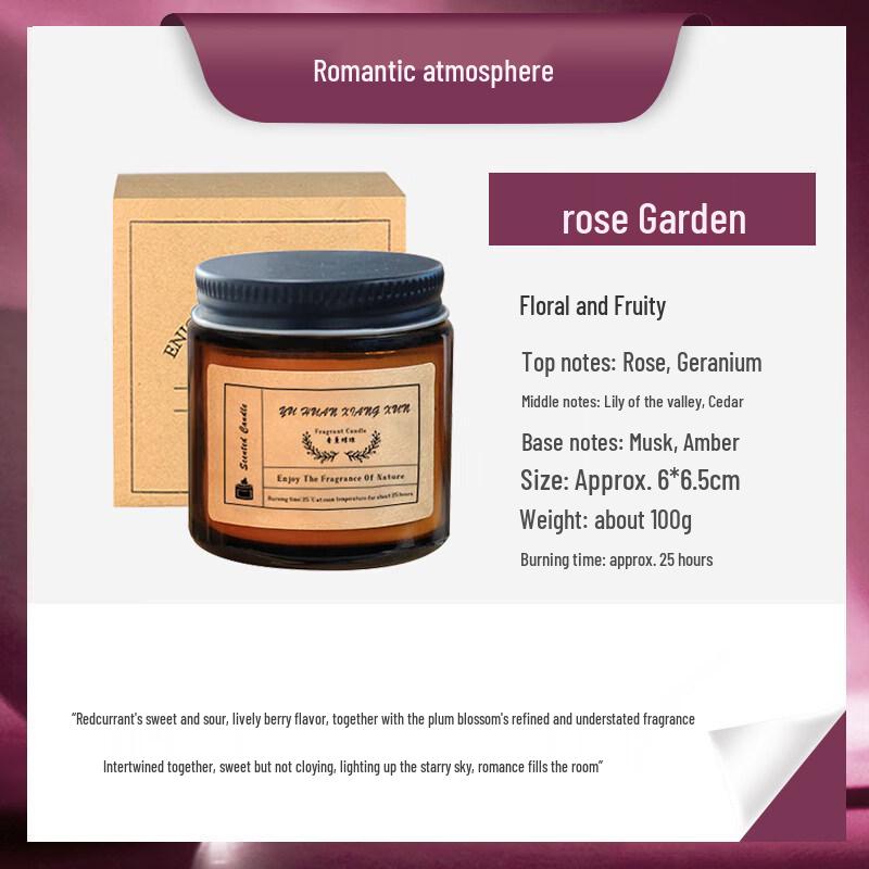 LIEI Dried Flower Scented Candle