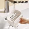 Self-Draining Suction Cup Soap Holder Portable Laundry Soap Case Basin Soap Organizer  Sink