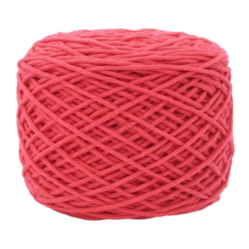 200M Solid Tufting Yarn 8 Strands Yarn For Rug Cotton Yarn For Tufting Guns Multi Color Cotton Knitting Yarn